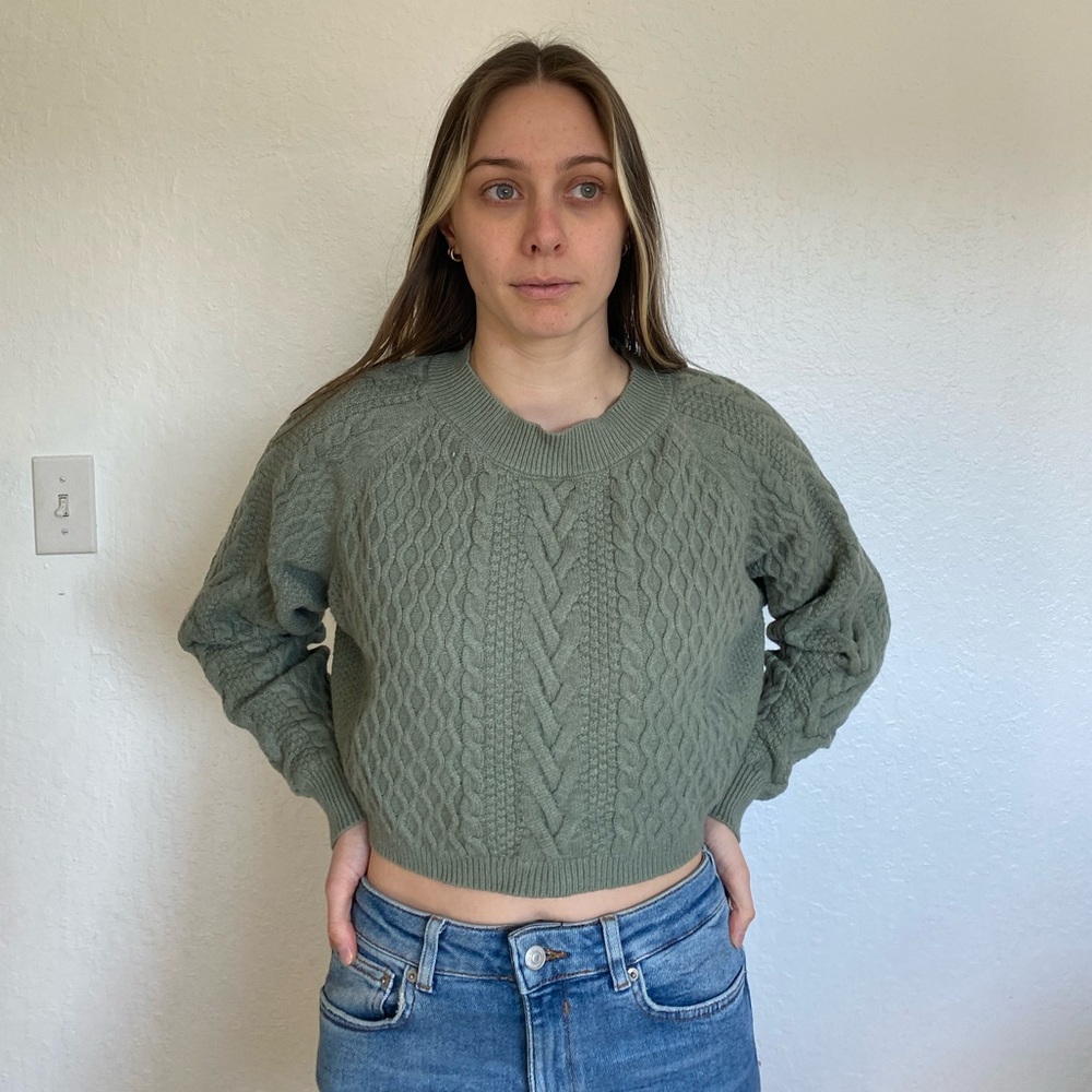 Green sweater